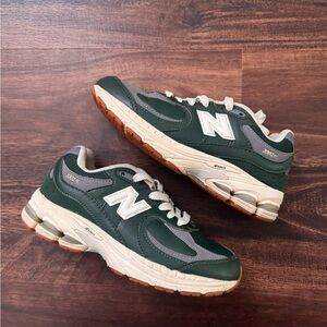 New Balance Forest Green 2002R Athletic Shoes